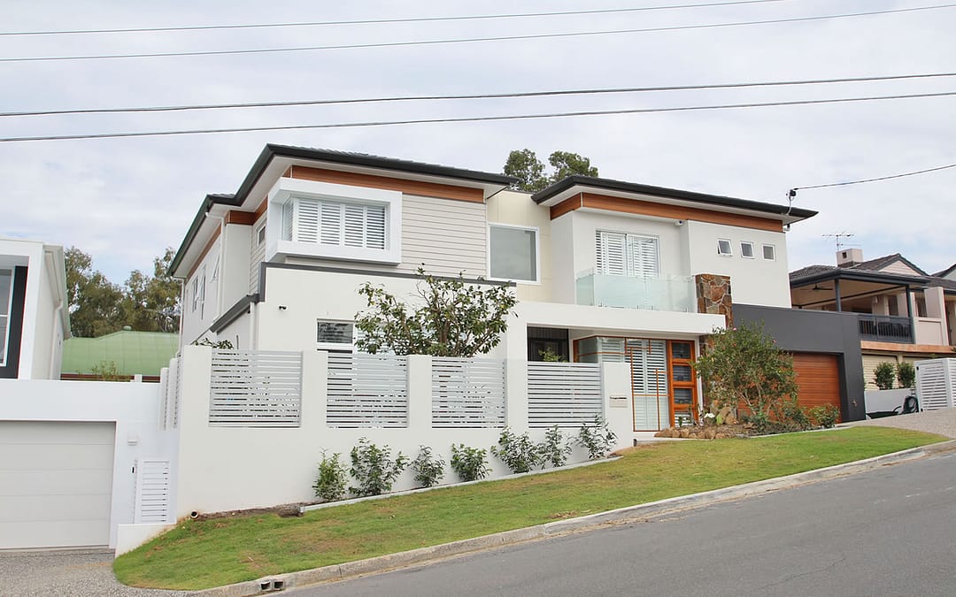 New home build Sloping Block