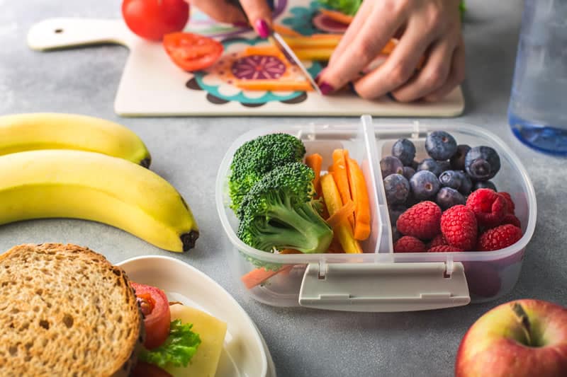 fruit and veg lunchbox