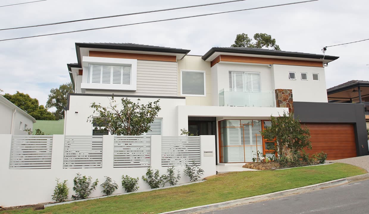 Sloping Block home build