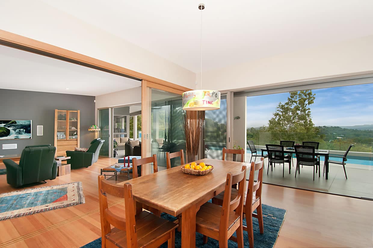 Steep sloping block Kitchen