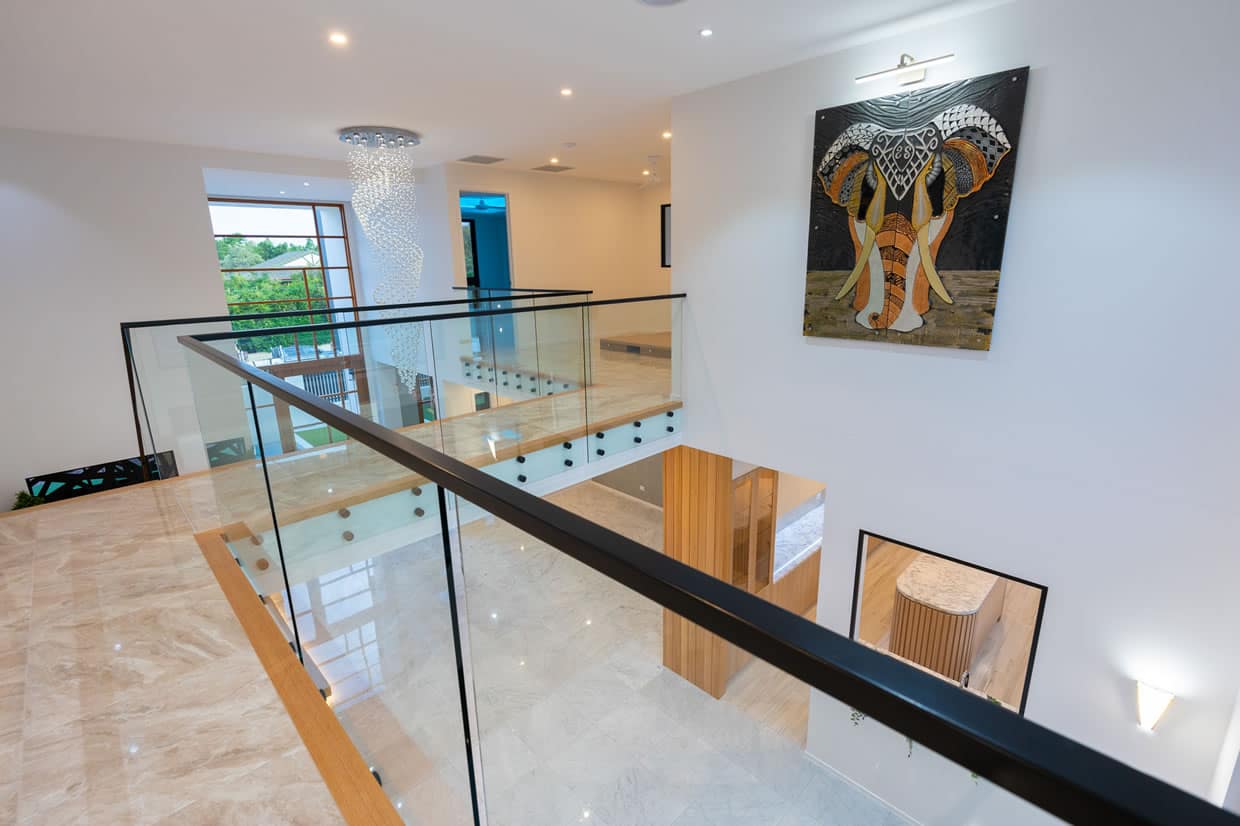 Custom designed bespoke handrail