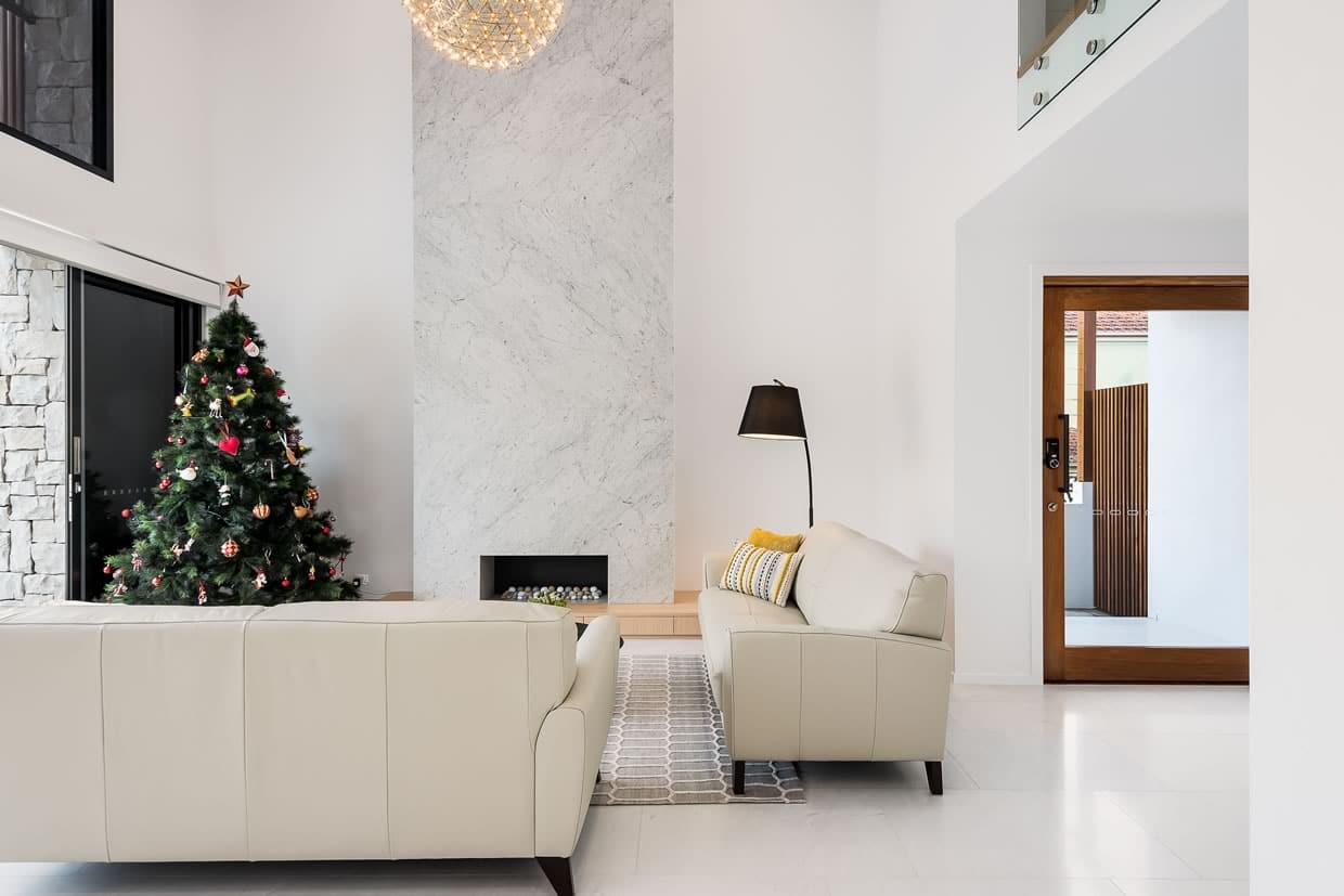 Custom built home interior Brisbane