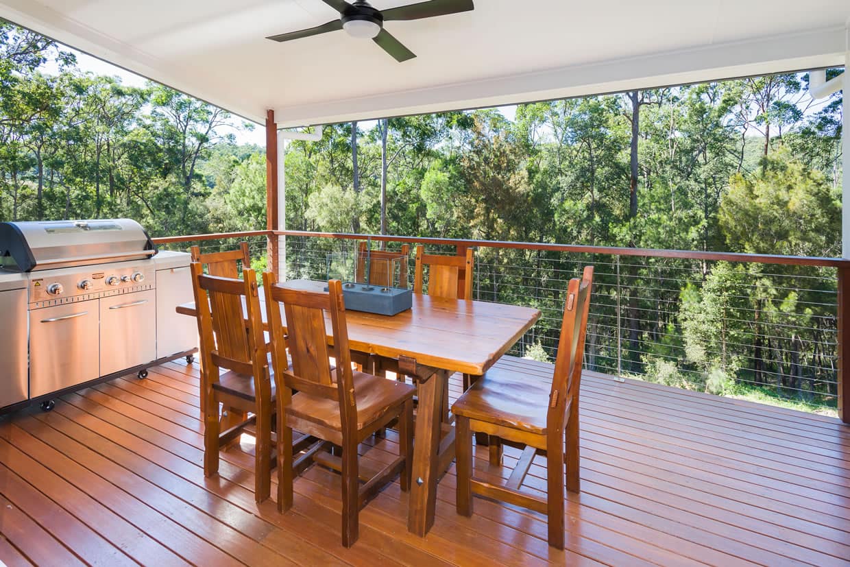 Balcony of Sloping block build