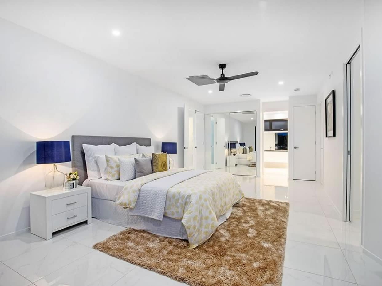 Master ensuite view of Custom luxury home built