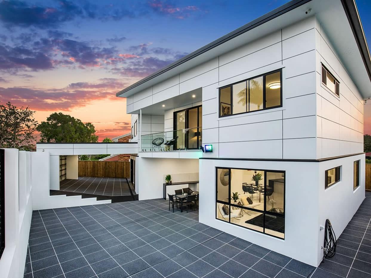 Side view Kitchen of Custom built luxury home